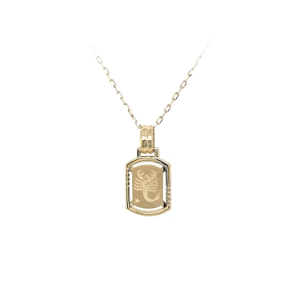 Gold Pendant Sign of the Scorpion