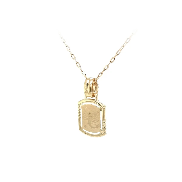 Gold Pendant Sign of the Scorpion