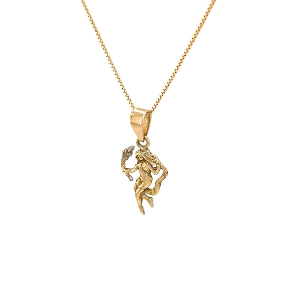 Gold Pendant Sign of the Virgin
