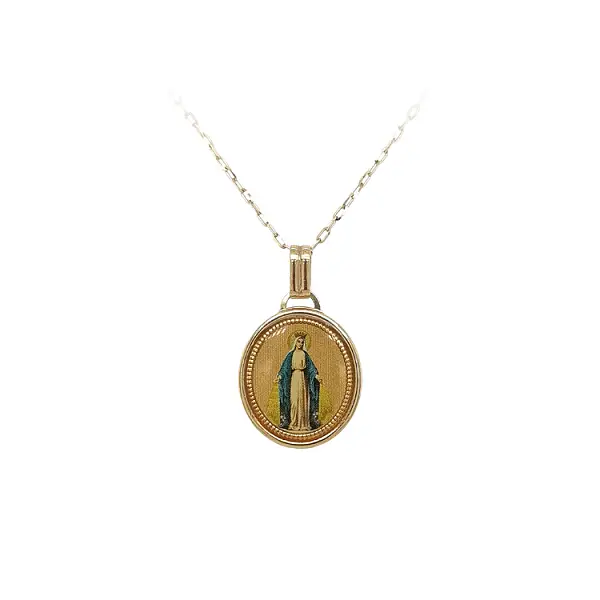 Zlatý Přívěsek Madonka Panna Marie
