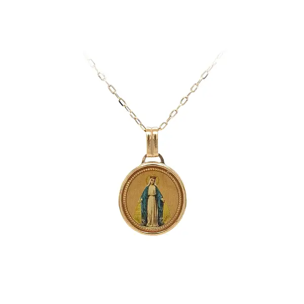 Zlatý Přívěsek Madonka Panna Marie