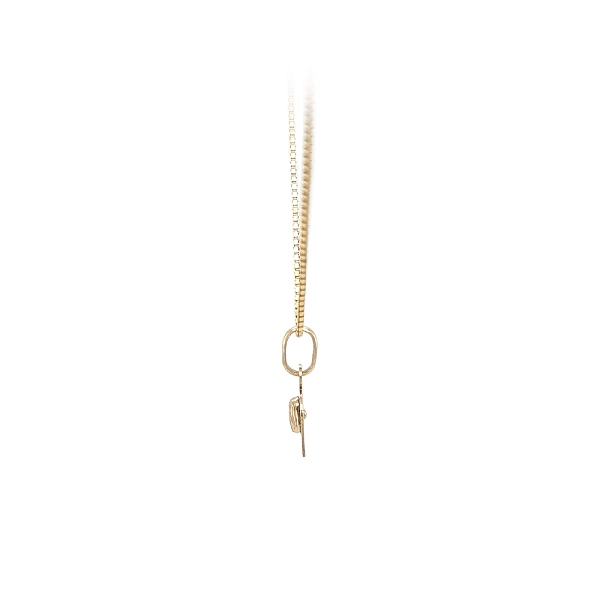 Gold Pendant Our Lady in the Heart of Faith