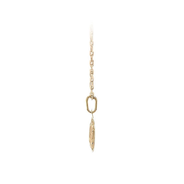 Gold Pendant Madonna Virgin Mary