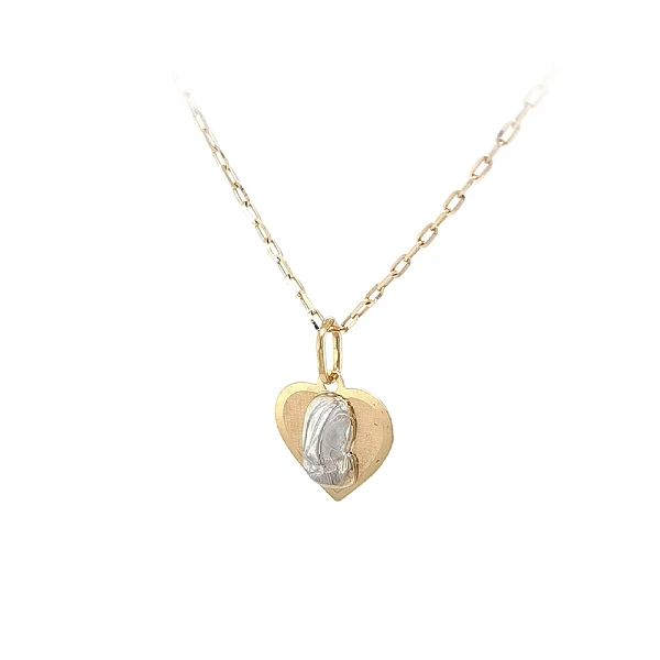 Heart of Faith - Medallion of Our Lady of Combined Gold