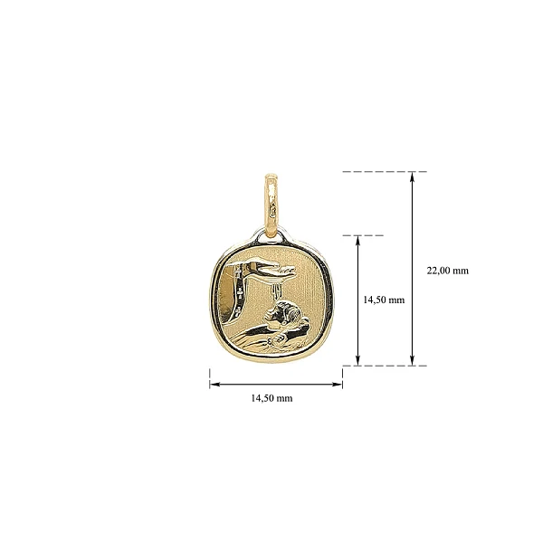 Zlatý Přívěsek Křtinám – Symbol Víry a Ochrany