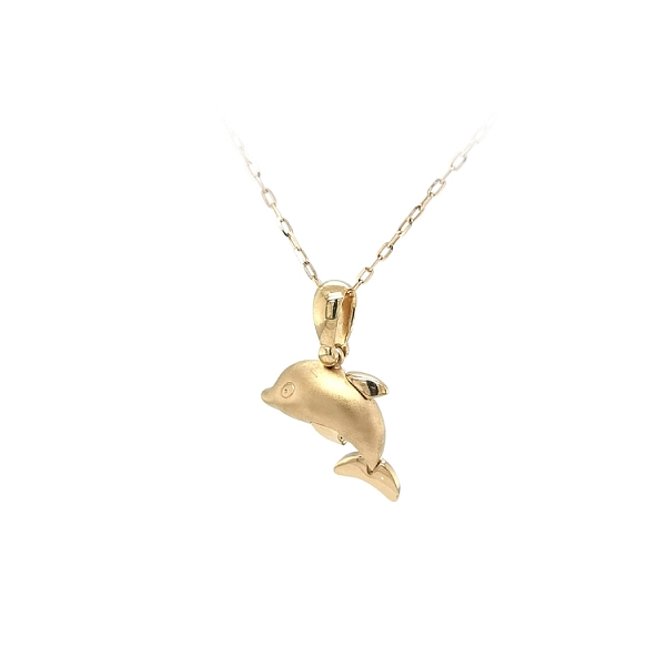 Golden Dolphin Pendant