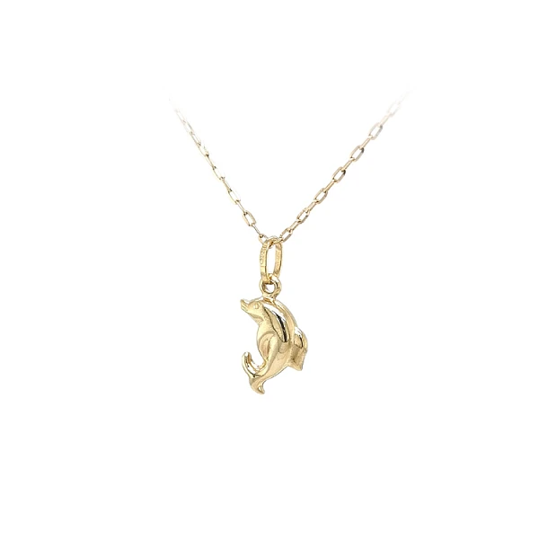 Golden Dolphin Pendant
