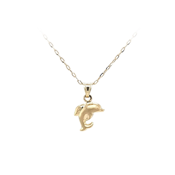 Golden Dolphin Pendant