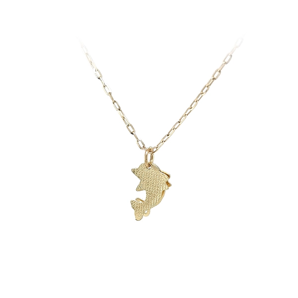 Golden Dolphin Pendant