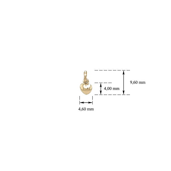 Gold Pendant Heart