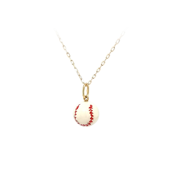 Zlatý Přívěsek Baseballový Míček