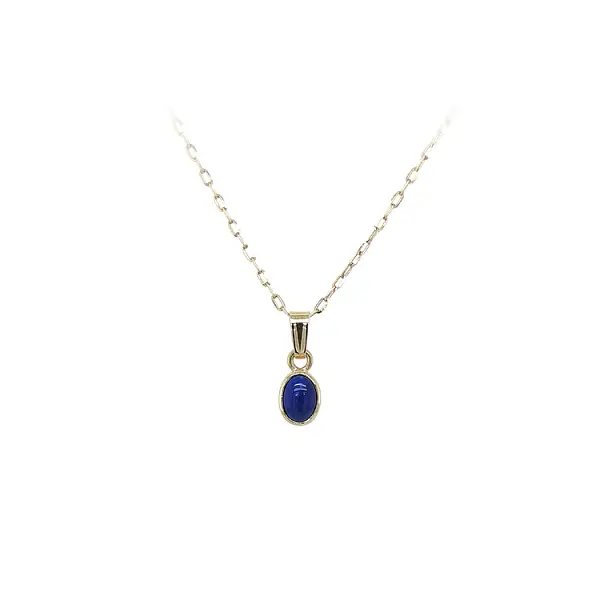 Zlatý Přívěsek s Lapis Lazuli