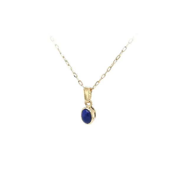 Zlatý Přívěsek s Lapis Lazuli