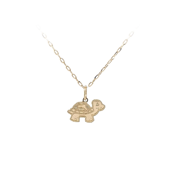 Gold Pendant Turtle