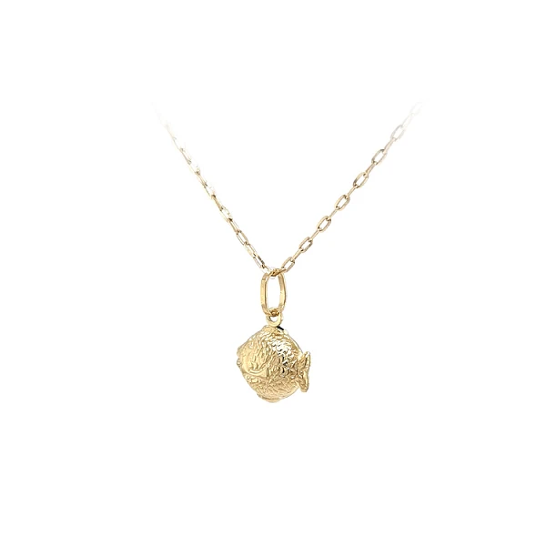 Gold Fish Pendant