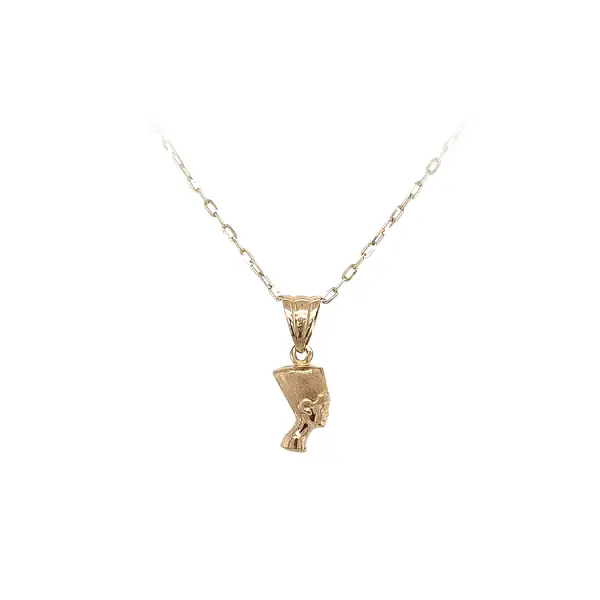Zlatý Přívěsek Nefertiti