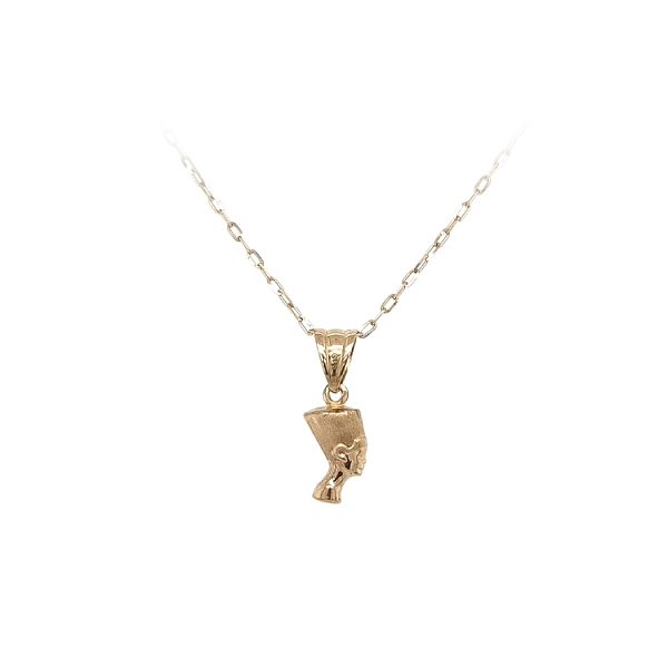 Zlatý Přívěsek Nefertiti