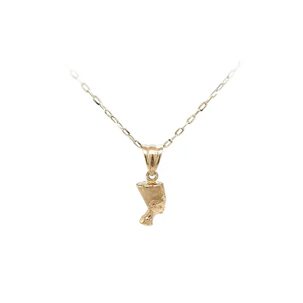 Zlatý Přívěsek Nefertiti