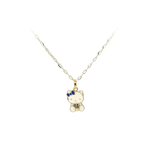 Zlatý Přívěsek Hello Kitty