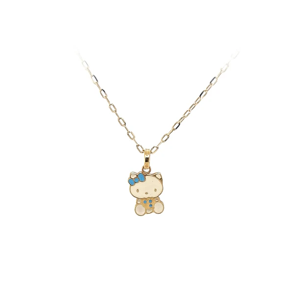 Zlatý Přívěsek Hello Kitty