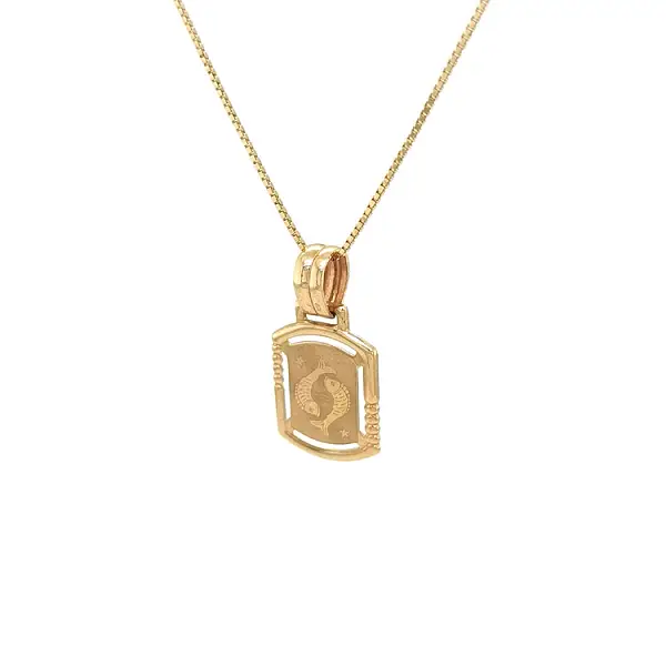 Zlatý Přívěsek Znamení Ryby