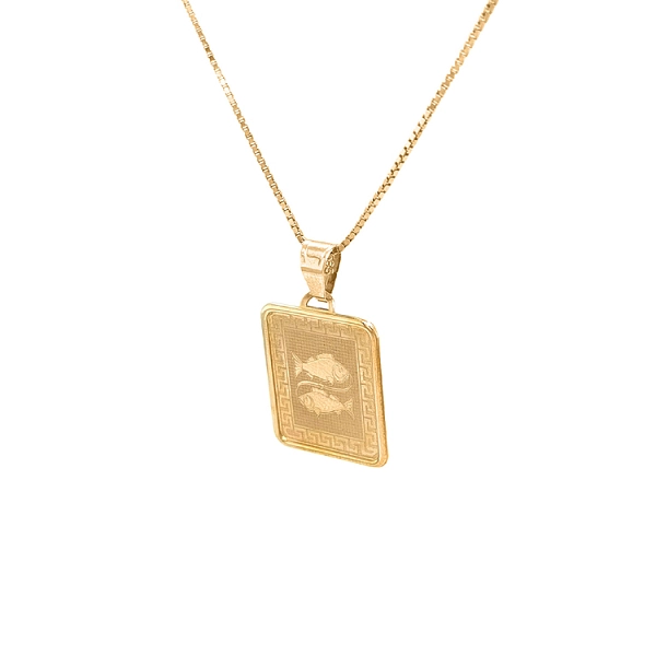 Gold Pendant Sign of the Fish
