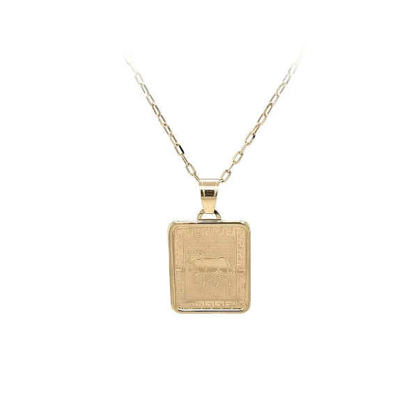 Gold Pendant Sign of the Ram