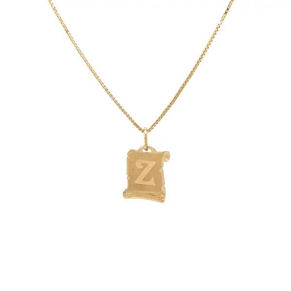 Zlatý Přívěsek Písmeno Z