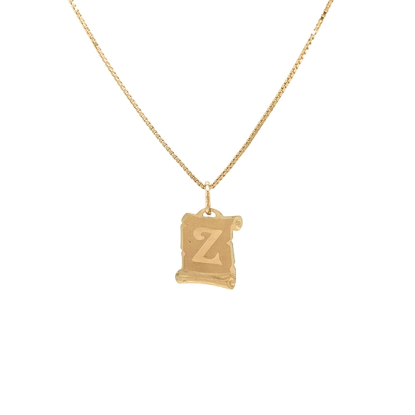 Zlatý Přívěsek Písmeno Z