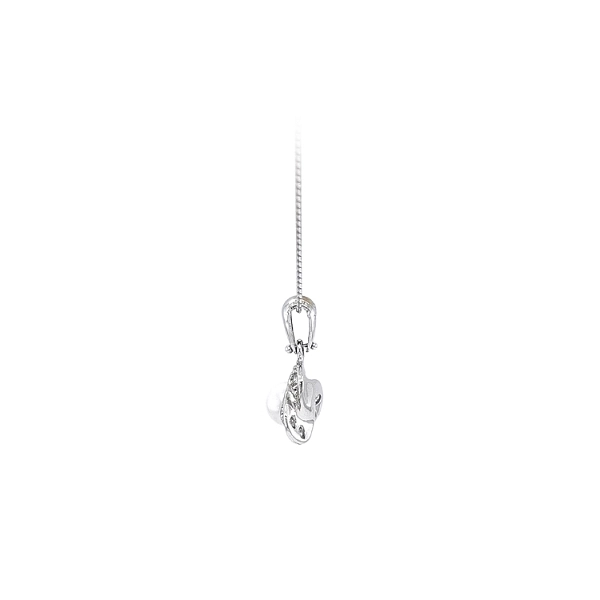 Pendant with White Gold Pearl