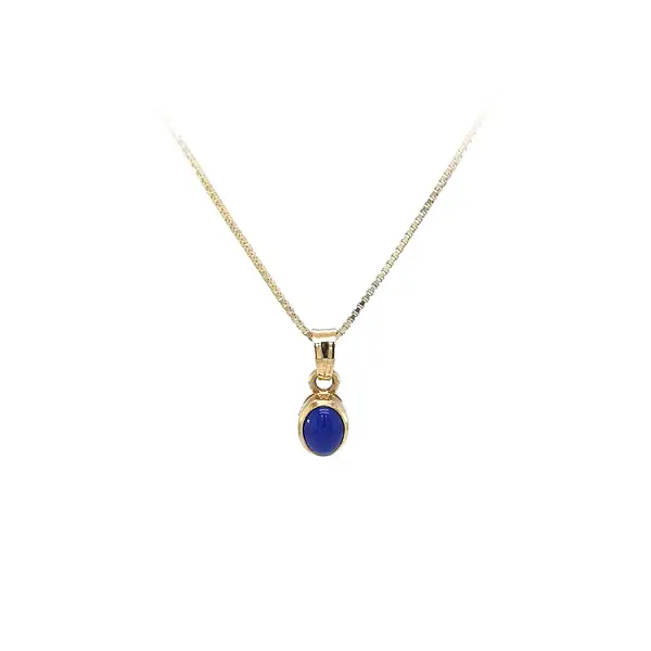 Zlatý Přívěsek s Lapis Lazuli