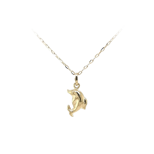 Golden Dolphin Pendant