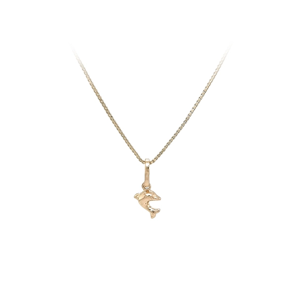 Golden Dolphin Pendant