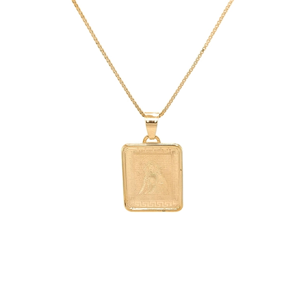 Gold Pendant Sign of the Virgin