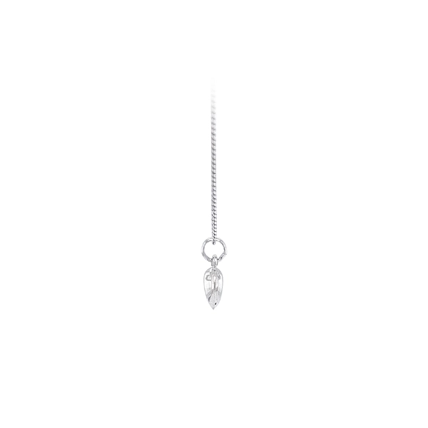 Pendant Heart of White Gold