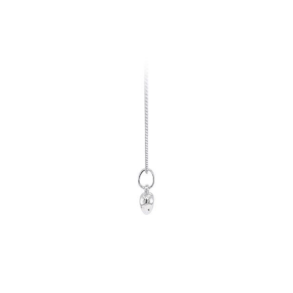 Pendant Heart of White Gold