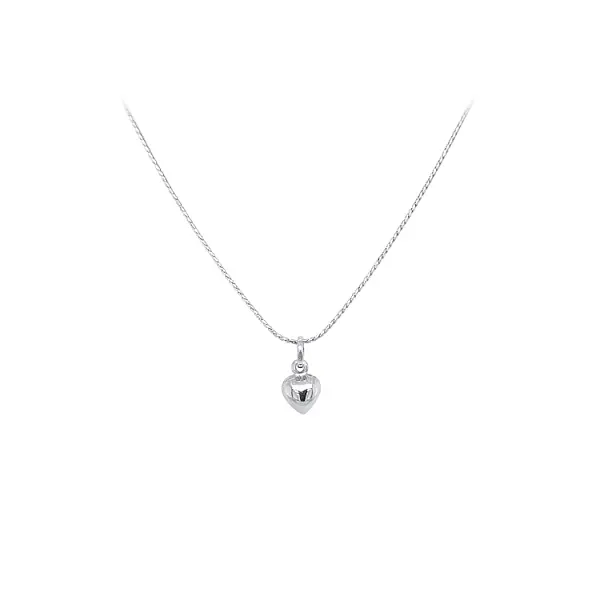 Přívěsek Srdce z Bílého Zlata