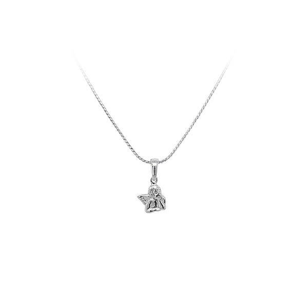Pendant Angel of White Gold