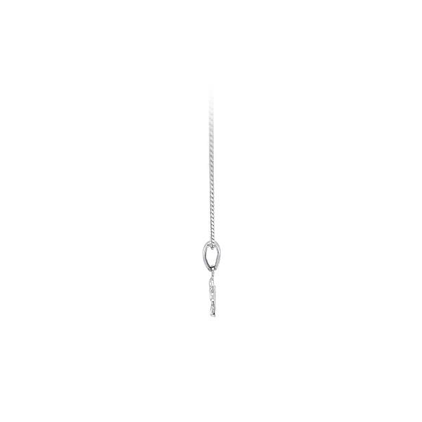 Pendant Angel of White Gold