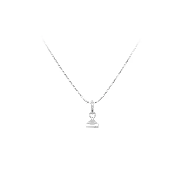 Přívěsek Pyramida z Bílého Zlata