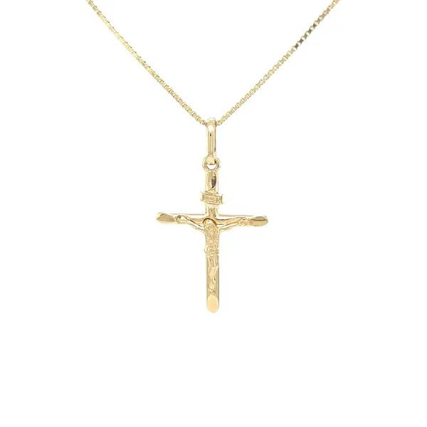 Zlatý Kříž s Ježíšem Kristem