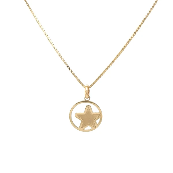 Gold Star Pendant