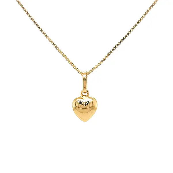 Zlatý Přívěsek Srdce