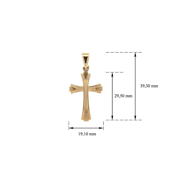 Gold Cross Pendant