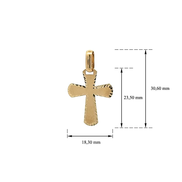 Gold Cross Pendant
