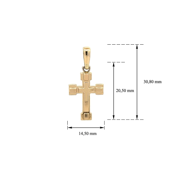 Gold Cross Pendant