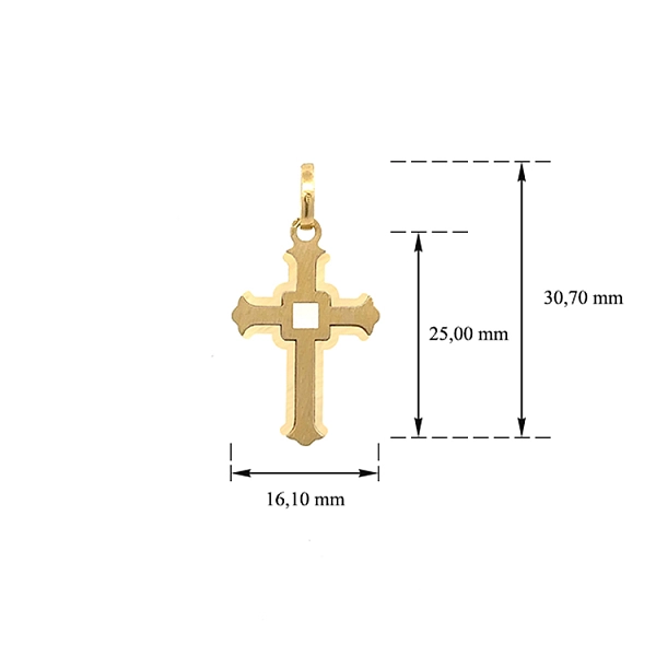 Gold Cross Pendant