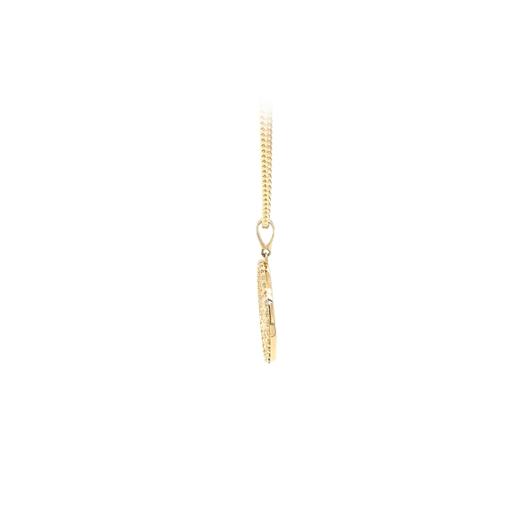 Gold Pendant Tree of Life with Zircons