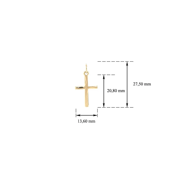 Gold Cross Pendant