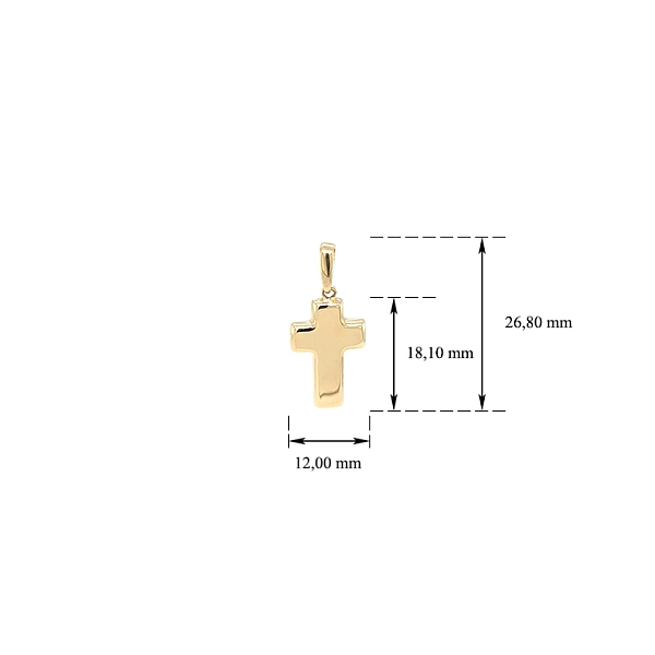 Gold Cross Pendant